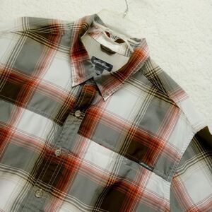 Eddie Bauer Outdoor Shirt Mens TXL Mens Short Sleeve Poly Blend Lightweight Vent